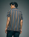 Flying Machine Vertical Stripe Viscose Shirt