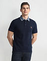 U.S. Polo Assn. Denim Co. Denim Collar Solid Polo Shirt