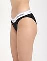 Calvin Klein Underwear Solid Low Rise Bikini-Briefs