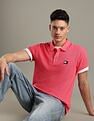 Tommy Hilfiger Solid Regular-Fit Cotton Polo Shirt