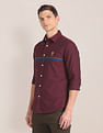 U.S. Polo Assn. Horizontal Stripe Cutaway Collar Shirt