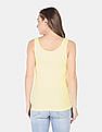 U.S. Polo Assn. Women U-Neck Ribbed Knit Tank