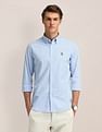 U.S. Polo Assn. Denim Co. Vertical Striped Oxford Weave Shirt