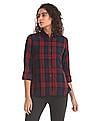 U.S. Polo Assn. Women Regular Fit Checked Shirt