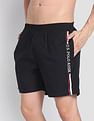 USPA Innerwear Brand Stripe Dual Pocket IYAX Boxers - Pack Of 1