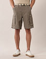 U.S. Polo Assn. Denim Co. Solid Regular Fit Cargo Shorts