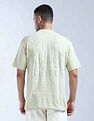 Flying Machine Embossed Pure Cotton T-Shirt