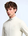 Flying Machine Solid High Neck Sweatshirt