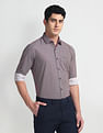 Arrow Geometric Print Manhattan Slim Shirt