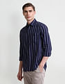 Arrow Sport Manhattan Slim Geometric Print Shirt