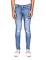 Tommy Hilfiger Men Blue Simon Skinny Fit Distressed Jeans