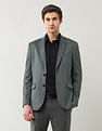 Arrow Zero Calorie Slim Fit Textured Blazer