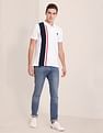 U.S. Polo Assn. Vertical Stripe Slim Fit Polo Shirt