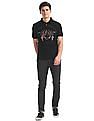 U.S. Polo Assn. Denim Co. Muscle Fit Printed Polo Shirt
