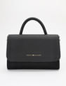 Tommy Hilfiger Logo Black Polyester Sling Bag