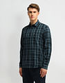 Arrow Sport Dobby Gun Club Checked Shirt