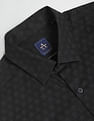Arrow Geometric Pattern Manhattan Slim Fit Formal Shirt