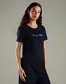 Tommy Hilfiger Embroidered Logo Regular Fit Cotton T-Shirt