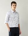 Arrow Newyork Slim Fit All Over Printed Shirt