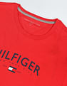 Tommy Hilfiger Brand Print Pure Cotton T-Shirt