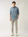 Arrow Sport Geometric Printed Printed Pure Cotton Shirt