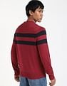 Tommy Hilfiger Striped Regular-Fit Cotton Sweater