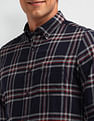 U.S. Polo Assn. Denim Co. Tartan Check Printed Slim Fit Shirt