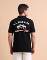 U.S. Polo Assn. Denim Co. Brand Printed Muscle Fit Polo Shirt