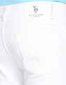 U.S. Polo Assn. Denim Co. Brandon Slim Tapered White Jeans