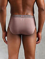U.S. Polo Assn. Solid Low Rise OEB15 Briefs - Pack Of 3