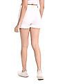 Aeropostale White Distressed Cheeky Denim Shorts