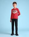 U.S. Polo Assn. Kids Boys Cotton Regular Fit T-Shirt