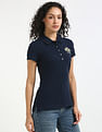 Tommy Hilfiger Embroidered Logo Slim-Fit Cotton Polo T-Shirt