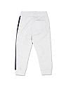 U.S. Polo Assn. Kids Boys Grey Mid Rise Solid Track Pants