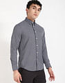 Tommy Hilfiger Checked Regular Fit Twill Woven Shirt