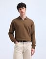 Flying Machine Solid  Relaxed Fit Sweatshirt