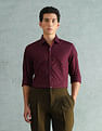 Arrow Slim Fit Printed Full Sleeve Smart Shirt