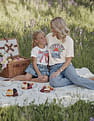 U.S. Polo Assn. Kids Girls Bow Print Relaxed Fit T-Shirt