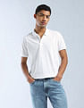 Flying Machine Geometric Printed Regular Fit Polo Shirt