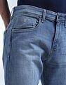 Flying Machine Slash Slim-Tapered Fit Stone Washed Jeans