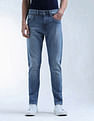 Flying Machine Slash Slim-Tapered Fit Stone Washed Jeans