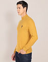 U.S. Polo Assn. Mock Neck Solid Sweater
