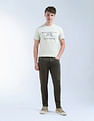 Flying Machine Slash Slim Tapered Fit Mid Rise Jeans