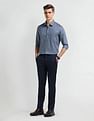 Arrow Manhattan Slim Self-design Dobby Shirt