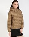 Tommy Hilfiger Regular-Fit Polyester Hooded Neck Quilted Jacket