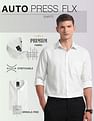 Arrow Manhattan Slim Fit Textured Autopress Shirt