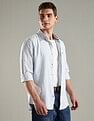 Tommy Hilfiger Striped Regular Fit Linen Shirt
