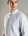 Tommy Hilfiger Striped Regular Fit Linen Shirt