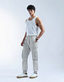 Flying Machine Solid Relaxed Fit Joggers