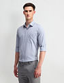 Arrow Liberty Classic Fit Vertical Stripes Shirt